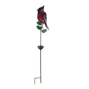 Moonrays Red Cardinal Stake Light Lawn Gardn Solar
